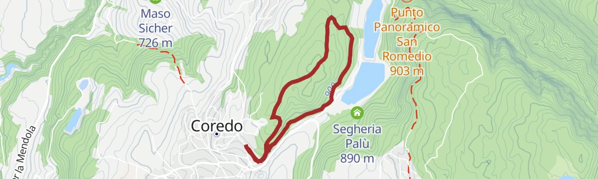 Route map: Walk to Discover the "Predaia Art and Nature" Installations